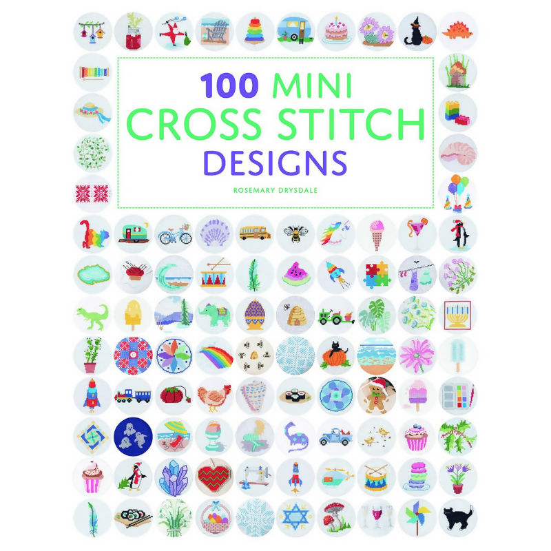 100 Mini Cross Stitch Designs - CraftSource Market: Craft Supplies & Kits Paperback