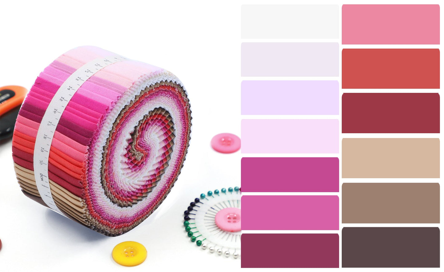 40 Pre-Cut Jelly Rolls Strips