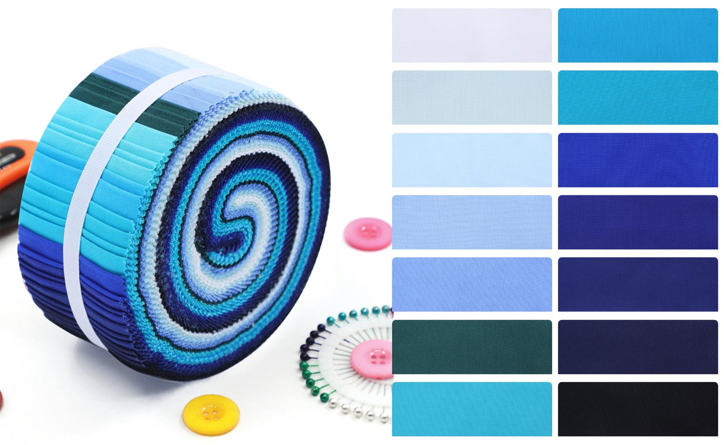 40 Pre-Cut Jelly Rolls Strips