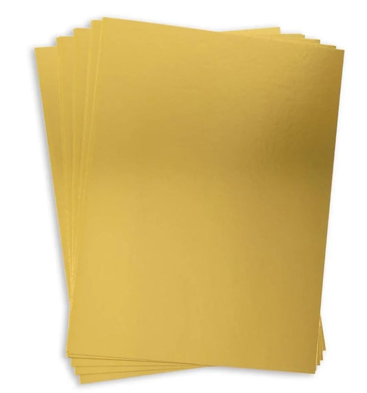 Stack of yellow Mirror Card