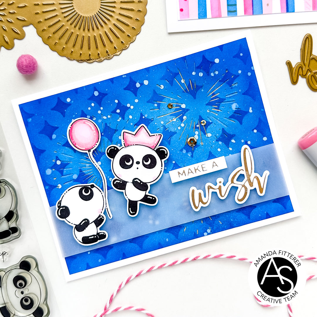 Alex Syberia Designs Birthday & Wish Hot Foil Plate Set