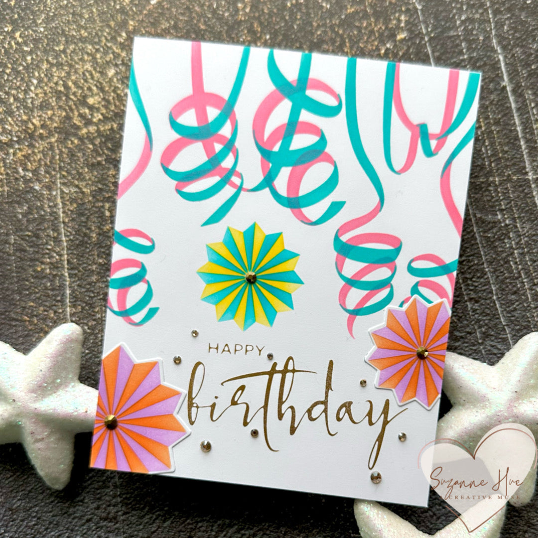 Alex Syberia Designs Birthday & Wish Hot Foil Plate Set