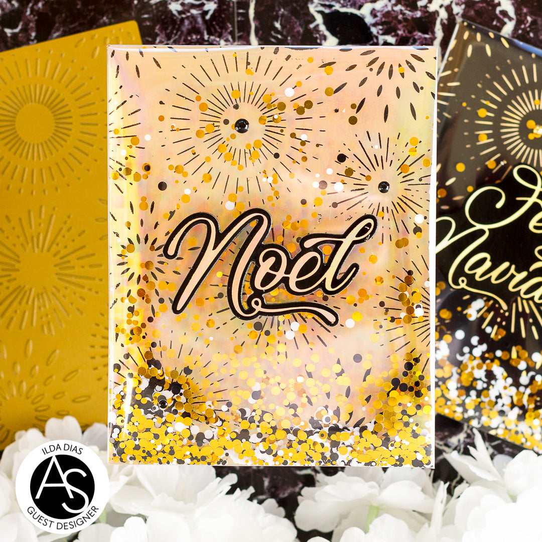 Alex Syberia Designs Brilliant Burst Hot Foil Plate