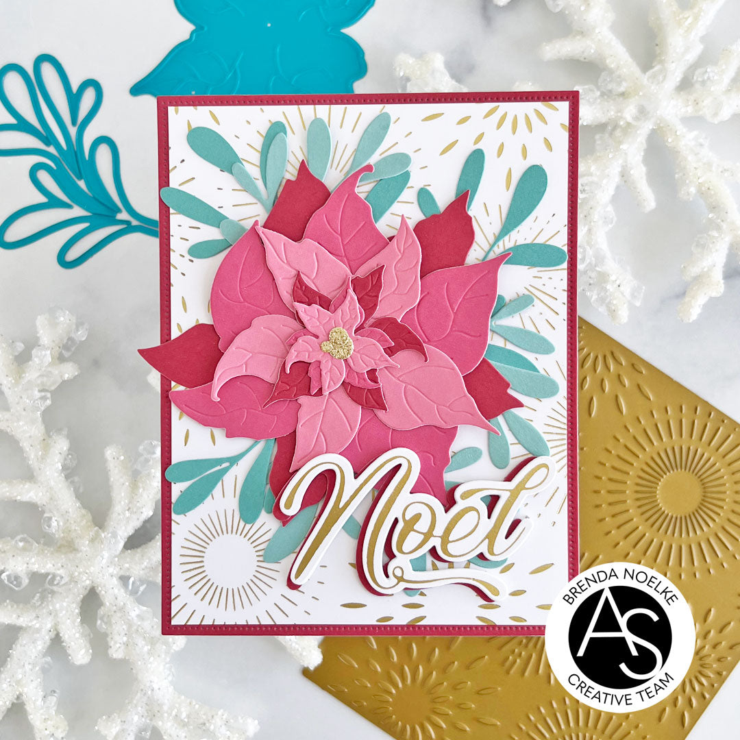 Alex Syberia Designs Brilliant Burst Hot Foil Plate