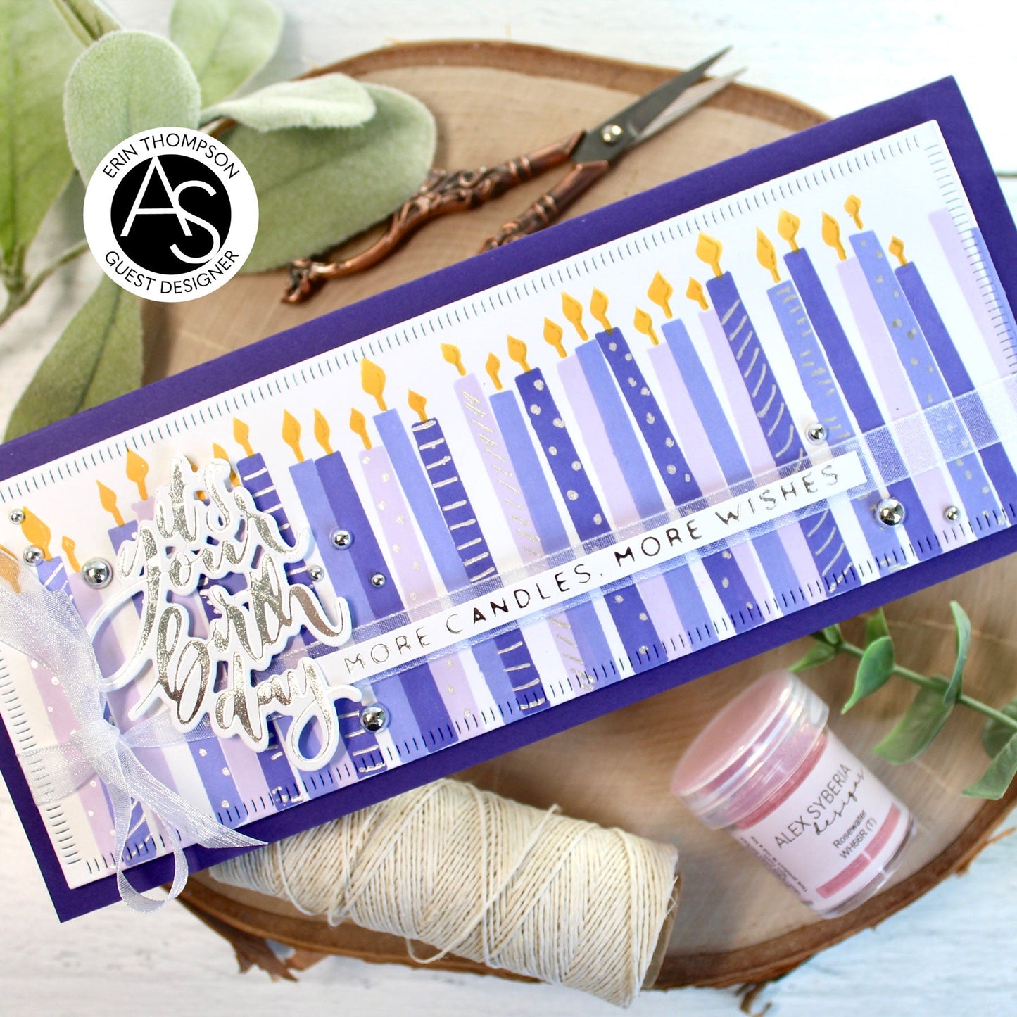 Alex Syberia Designs Celebrations Sentiments Hot Foil Plate
