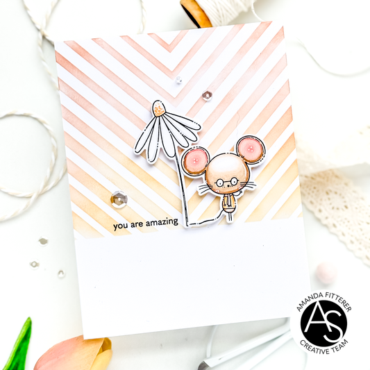 Alex Syberia Designs Chevron Chic Stencil