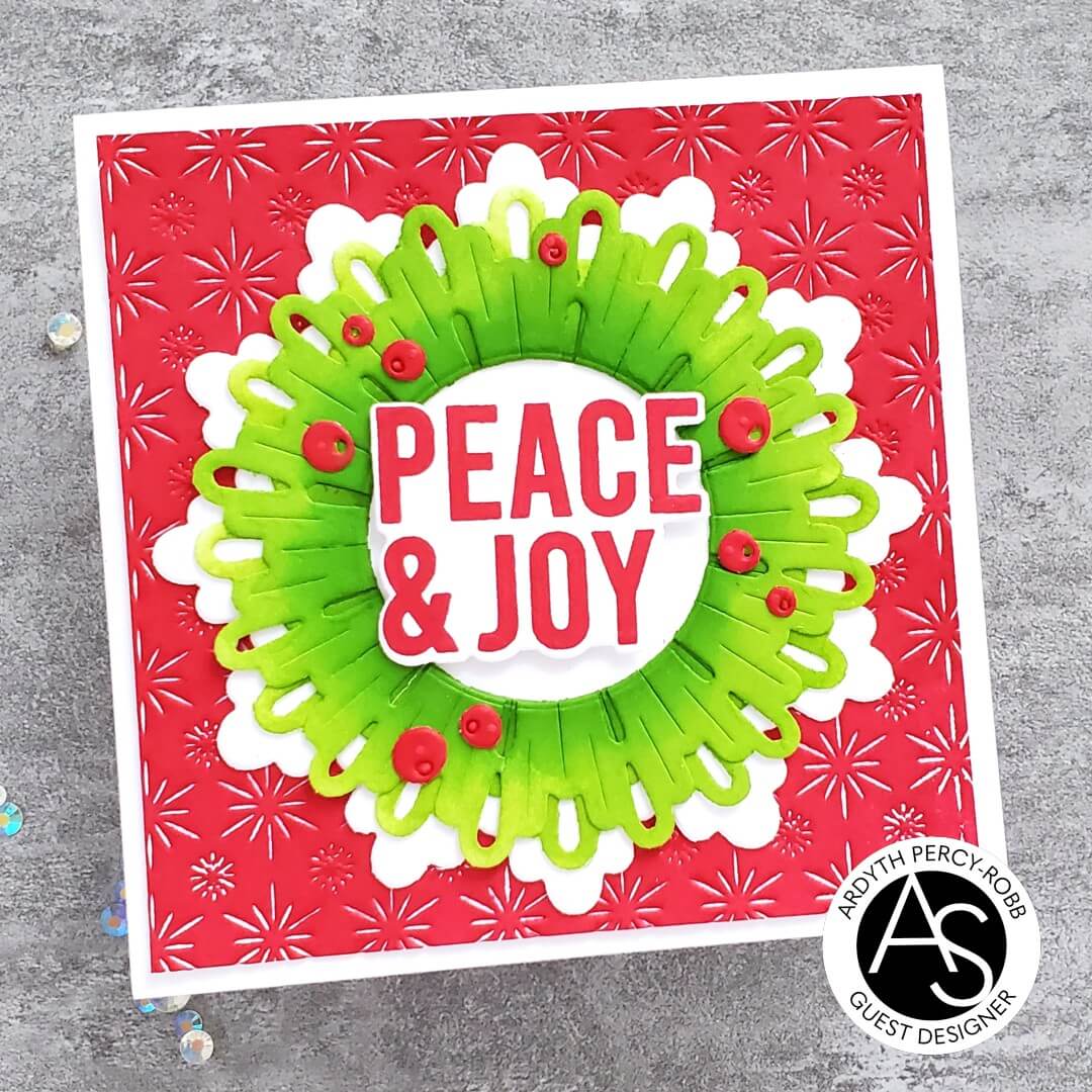 Alex Syberia Designs Christmas Sentiments Die Set