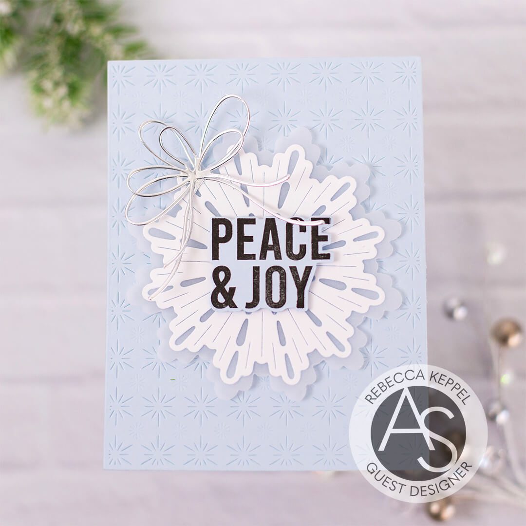 Alex Syberia Designs Christmas Sentiments Die Set