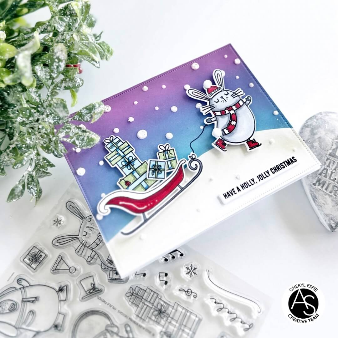 Alex Syberia Designs Christmas Sentiments Die Set