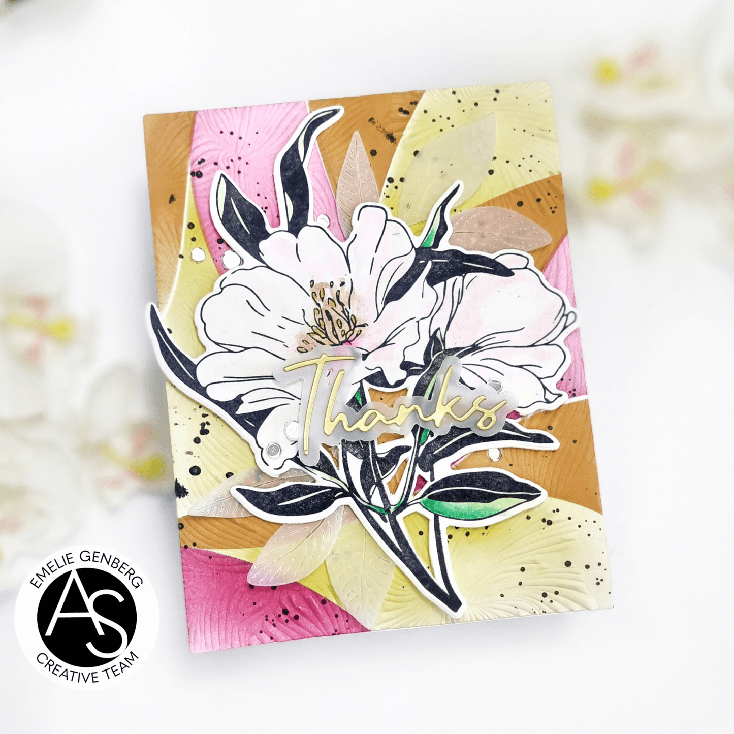 Alex Syberia Designs Elegant Blooms Press Plate & Die Set