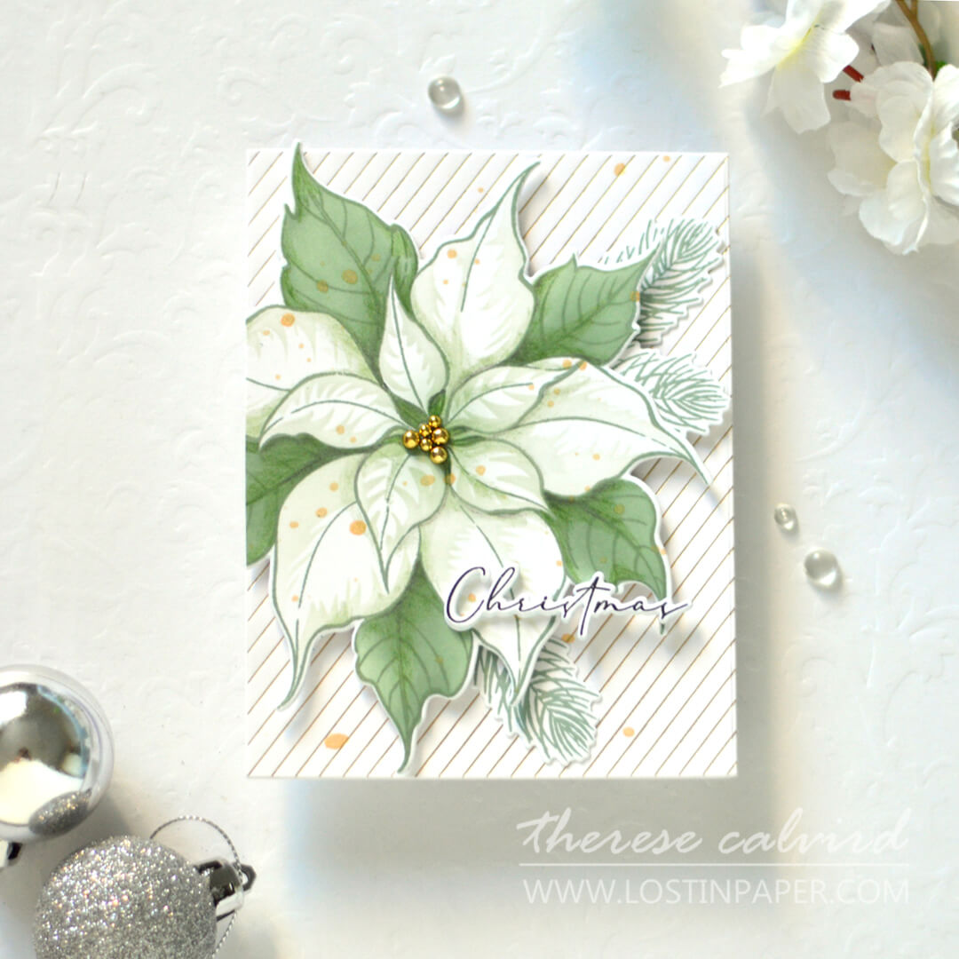 Alex Syberia Designs Elegant Stripes Hot Foil Plate