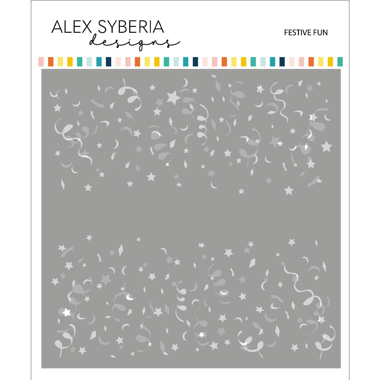 Alex Syberia Designs Festive Fun Layering Stencil Set