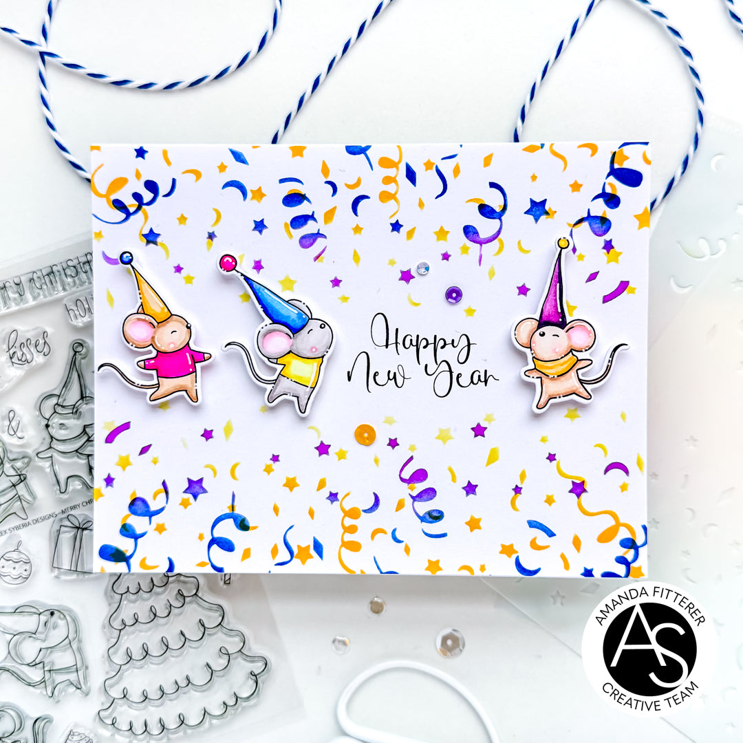 Alex Syberia Designs Festive Fun Layering Stencil Set