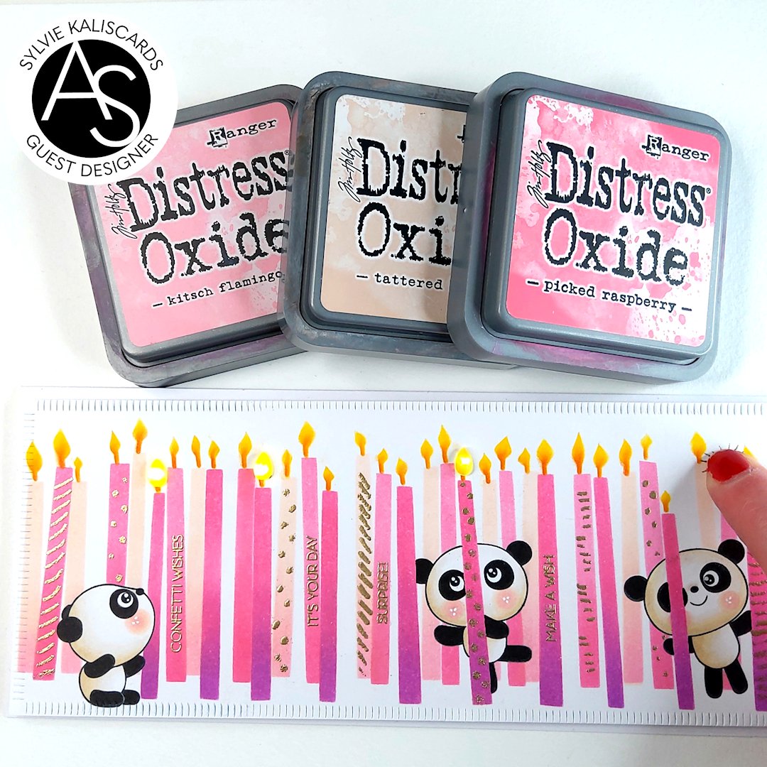Alex Syberia Designs Flickering Candlelight Stencil Set