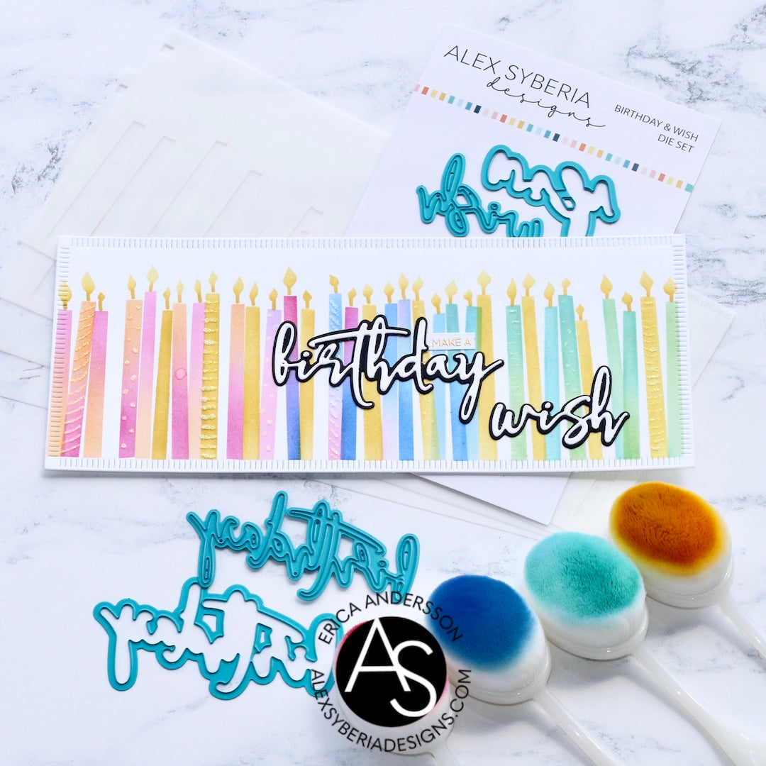 Alex Syberia Designs Flickering Candlelight Stencil Set