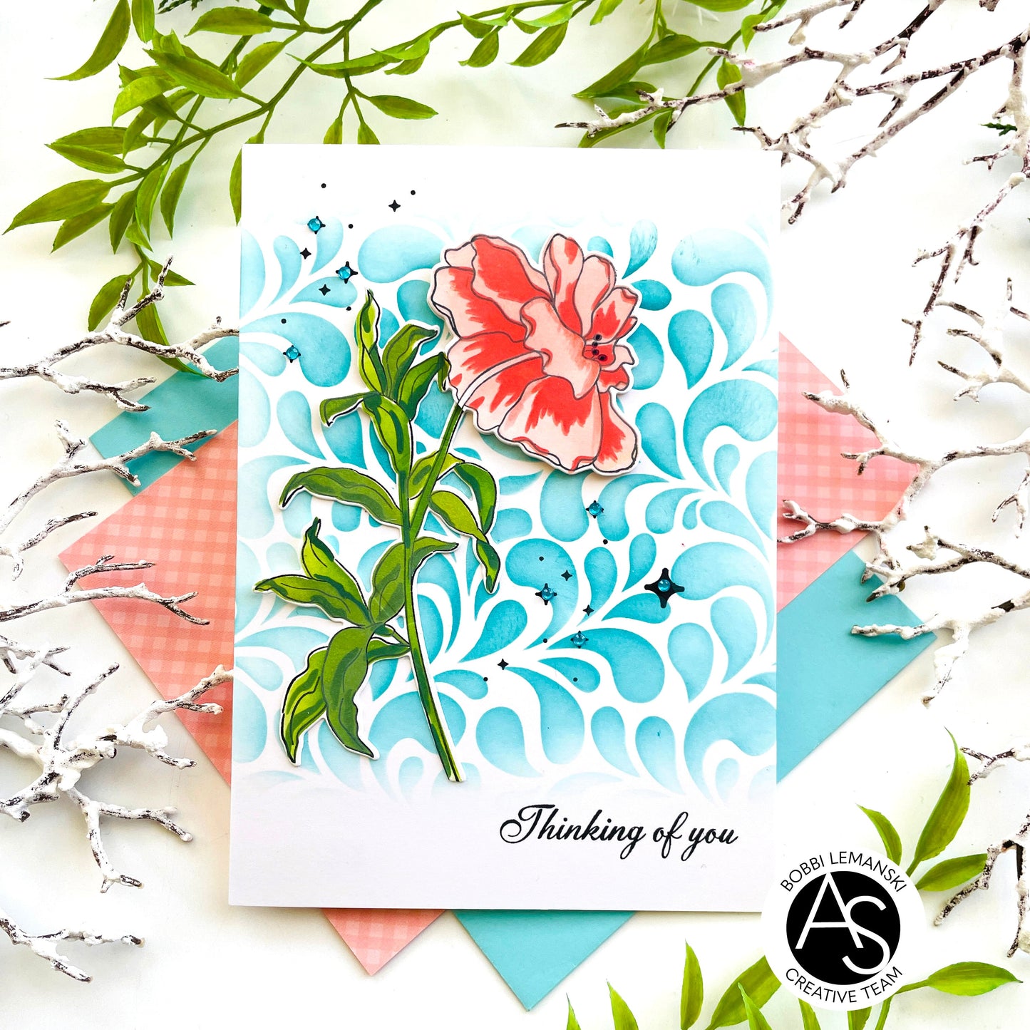 Alex Syberia Designs Frosty Lace Stencil