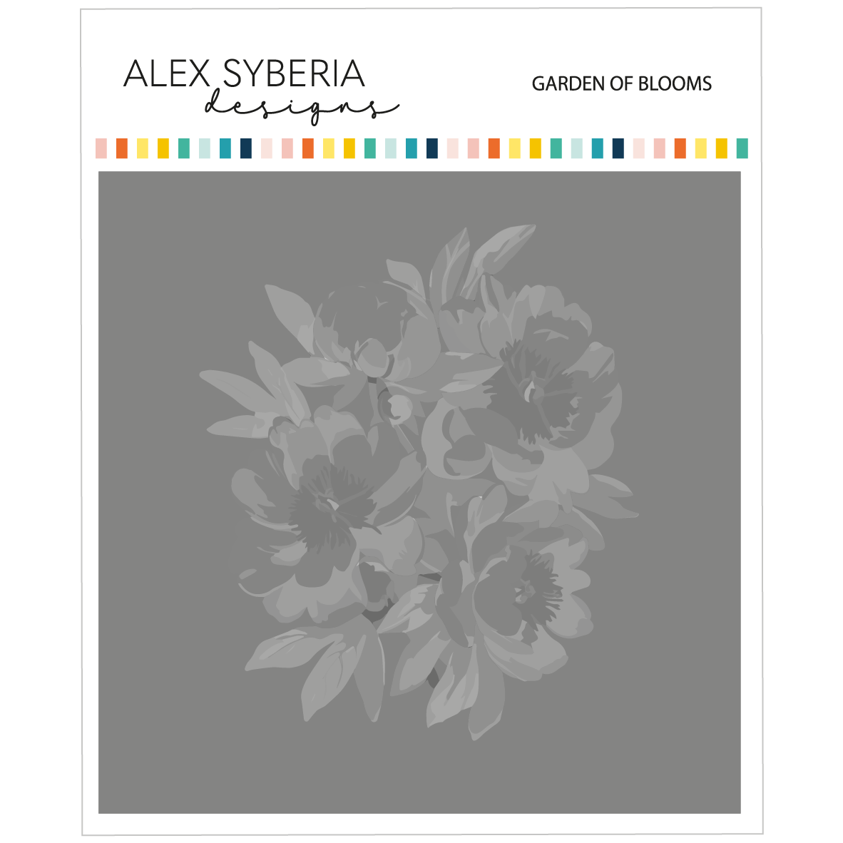 Alex Syberia Designs Garden of Blooms Stencil Set