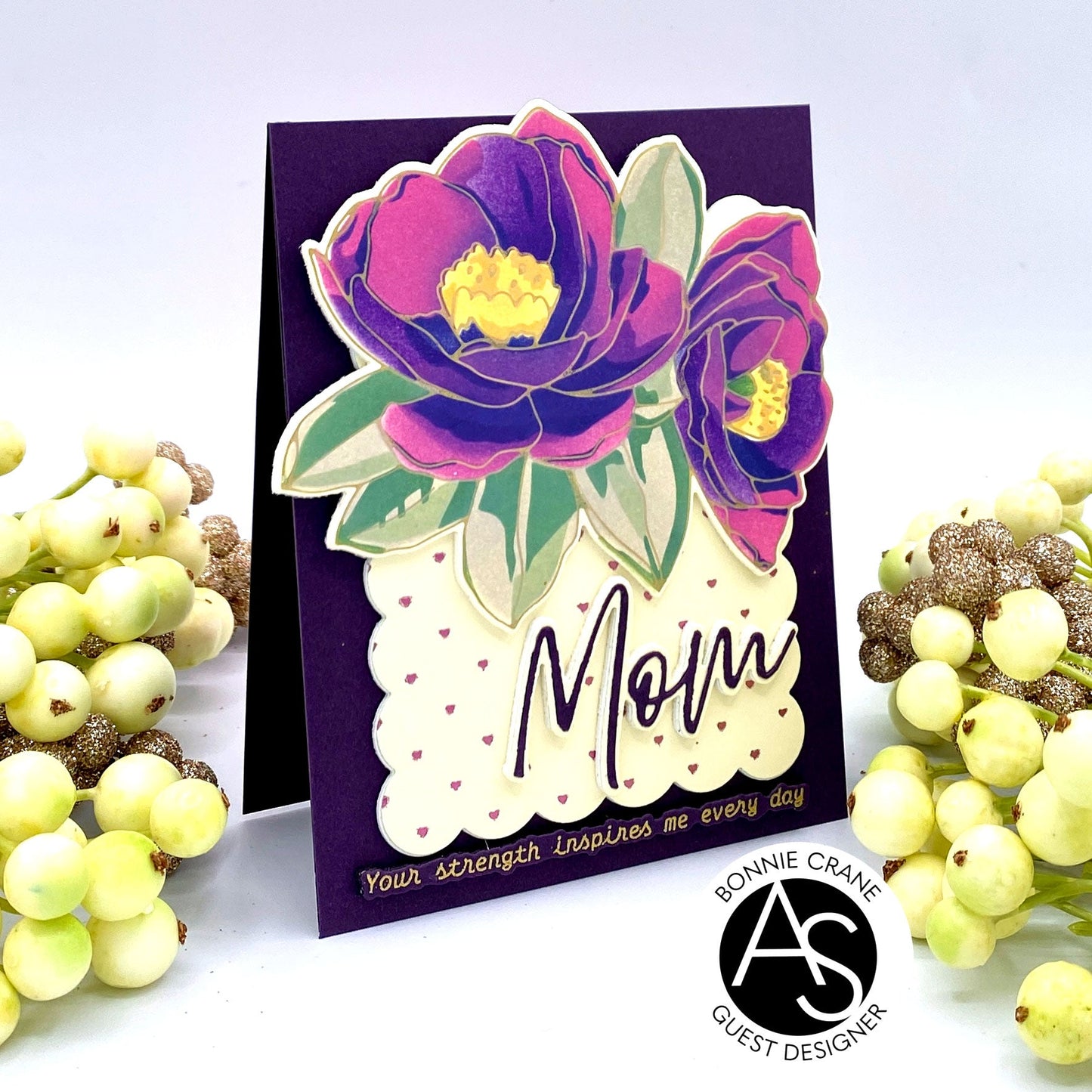Alex Syberia Designs Heartfelt Blooms Stencil Set