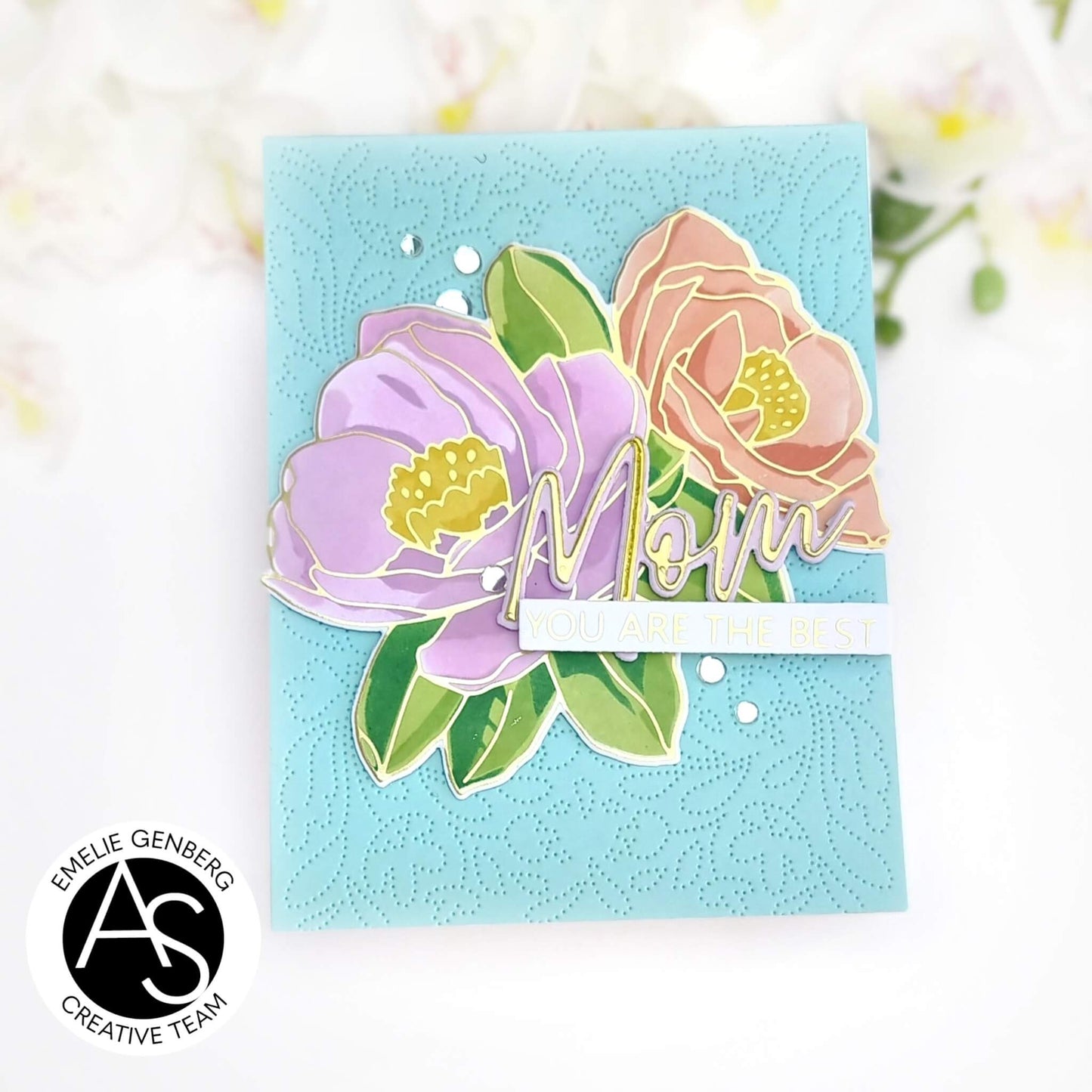 Alex Syberia Designs Heartfelt Blooms Stencil Set