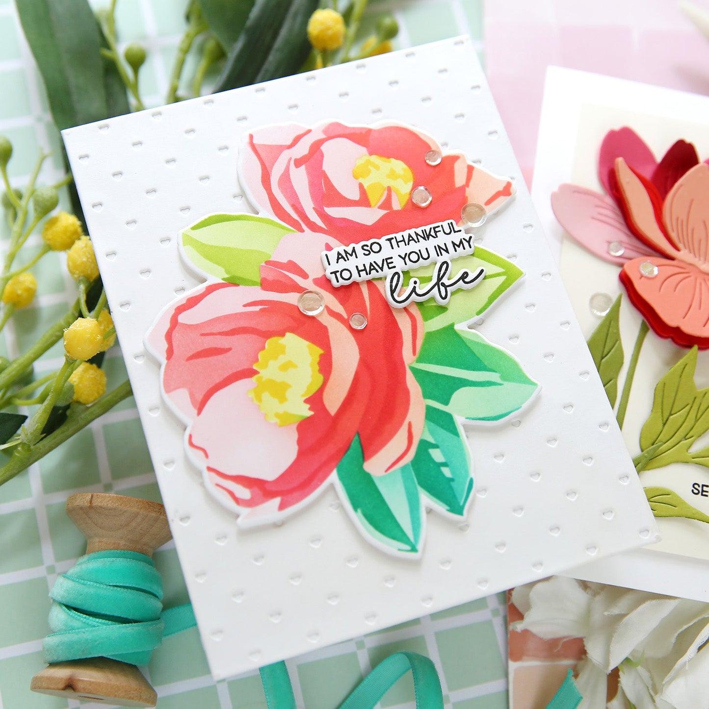 Alex Syberia Designs Heartfelt Blooms Stencil Set