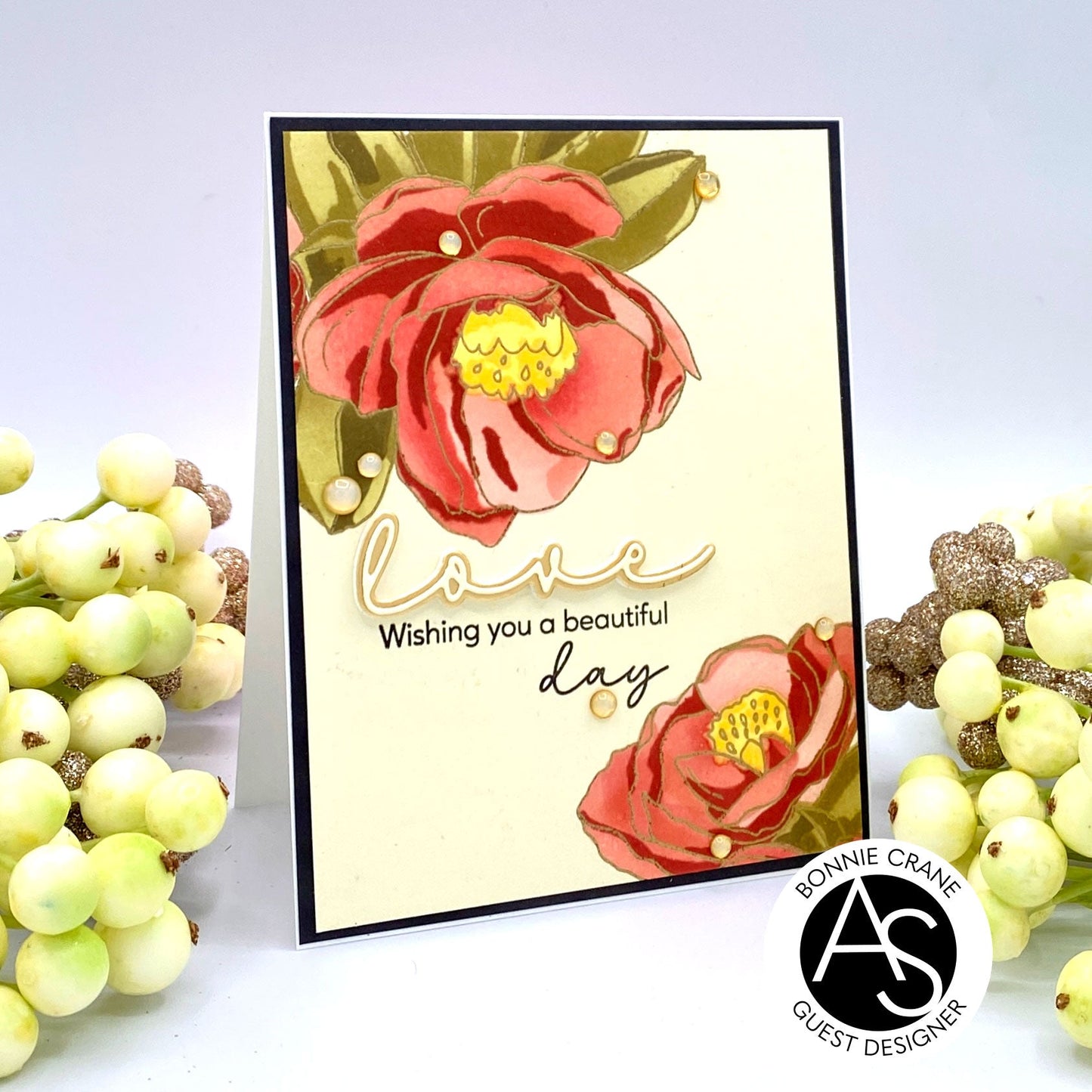 Alex Syberia Designs Heartfelt Blooms Stencil Set
