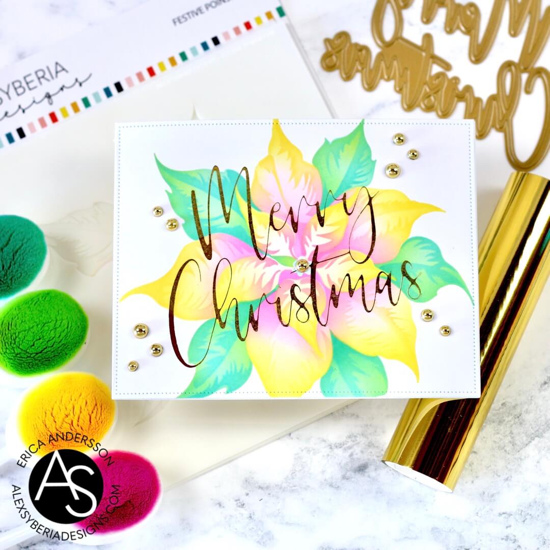 Alex Syberia Designs Large Merry Christmas Hot Foil