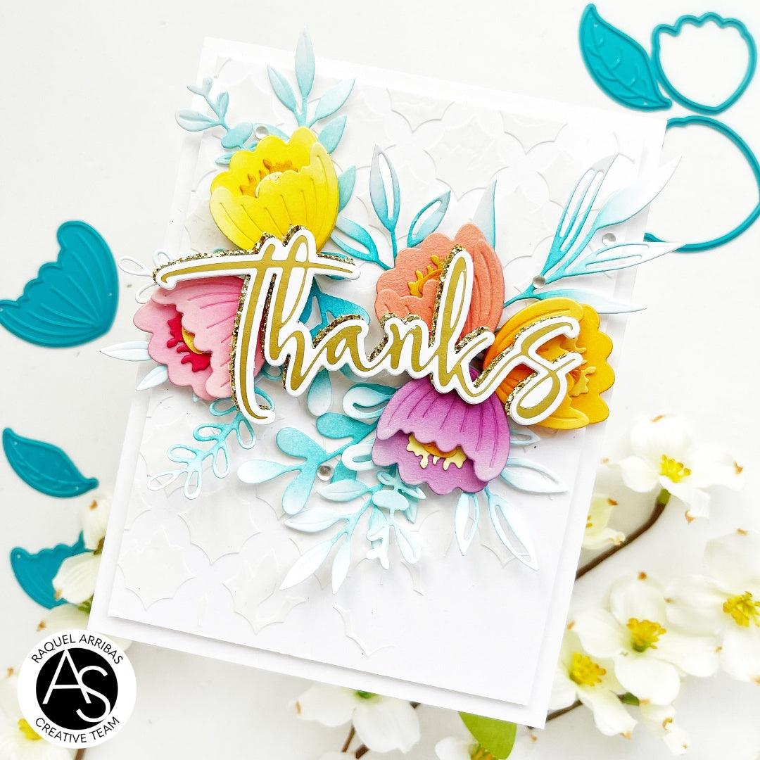 Alex Syberia Designs Large Thanks Hot Foil Plate