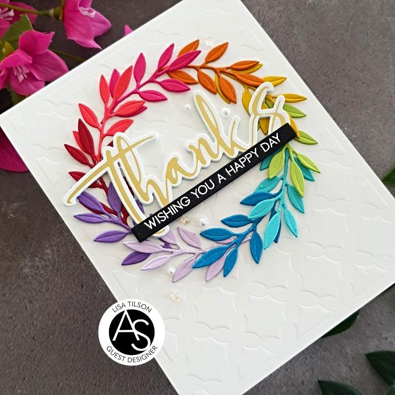 Alex Syberia Designs Large Thanks Hot Foil Plate