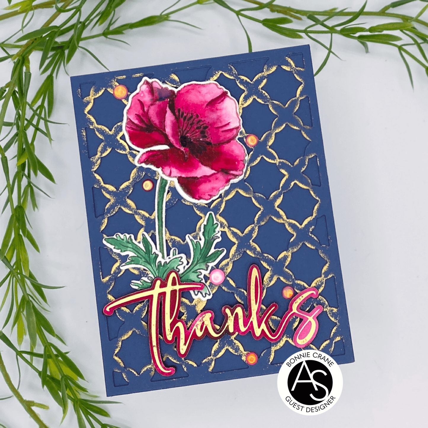 Alex Syberia Designs Large Thanks Hot Foil Plate