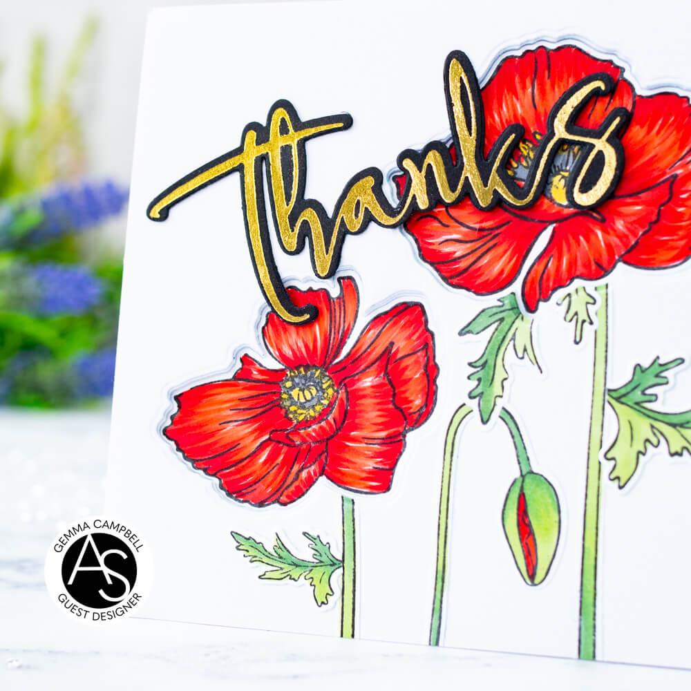 Alex Syberia Designs Large Thanks Hot Foil Plate