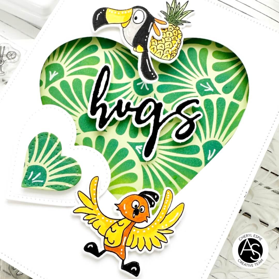Alex Syberia Designs Paradise Birds Die Set