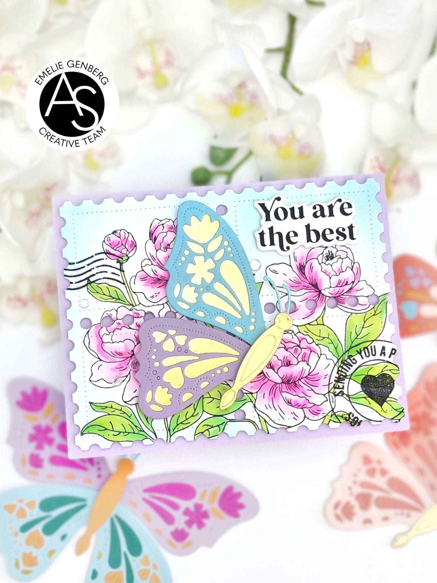 Alex Syberia Designs Peony Blossoms Press Plate Set