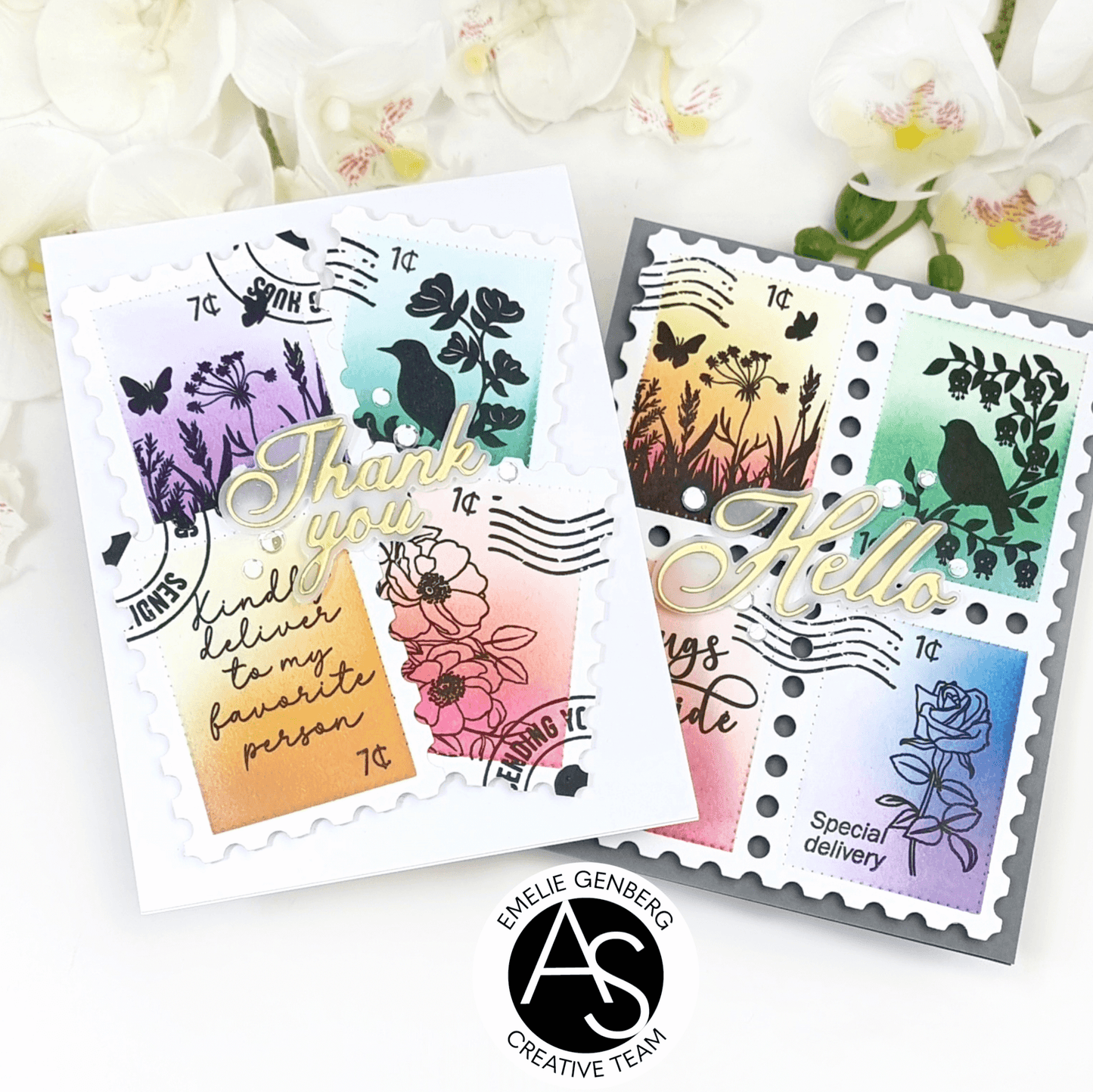 Alex Syberia Designs Postage Stamps Cover Die