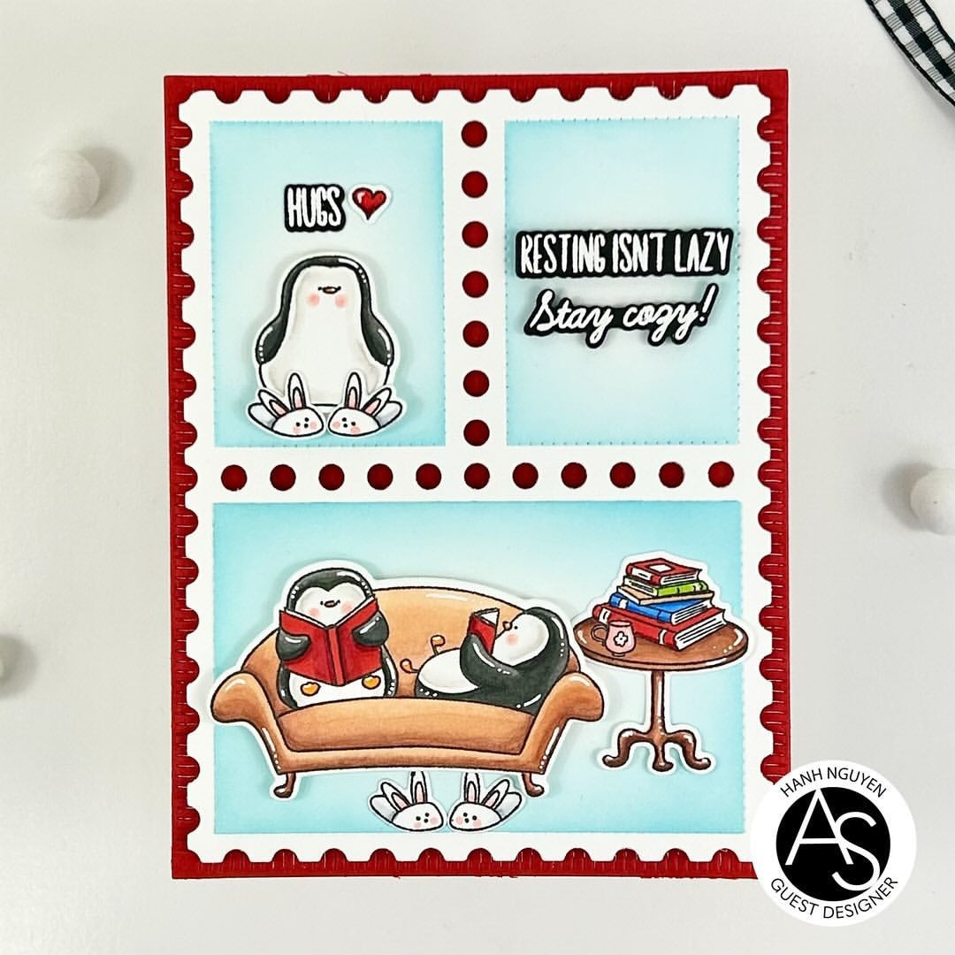 Alex Syberia Designs Postage Stamps Cover Die