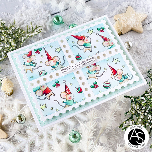 Alex Syberia Designs Postage Stamps Stencil