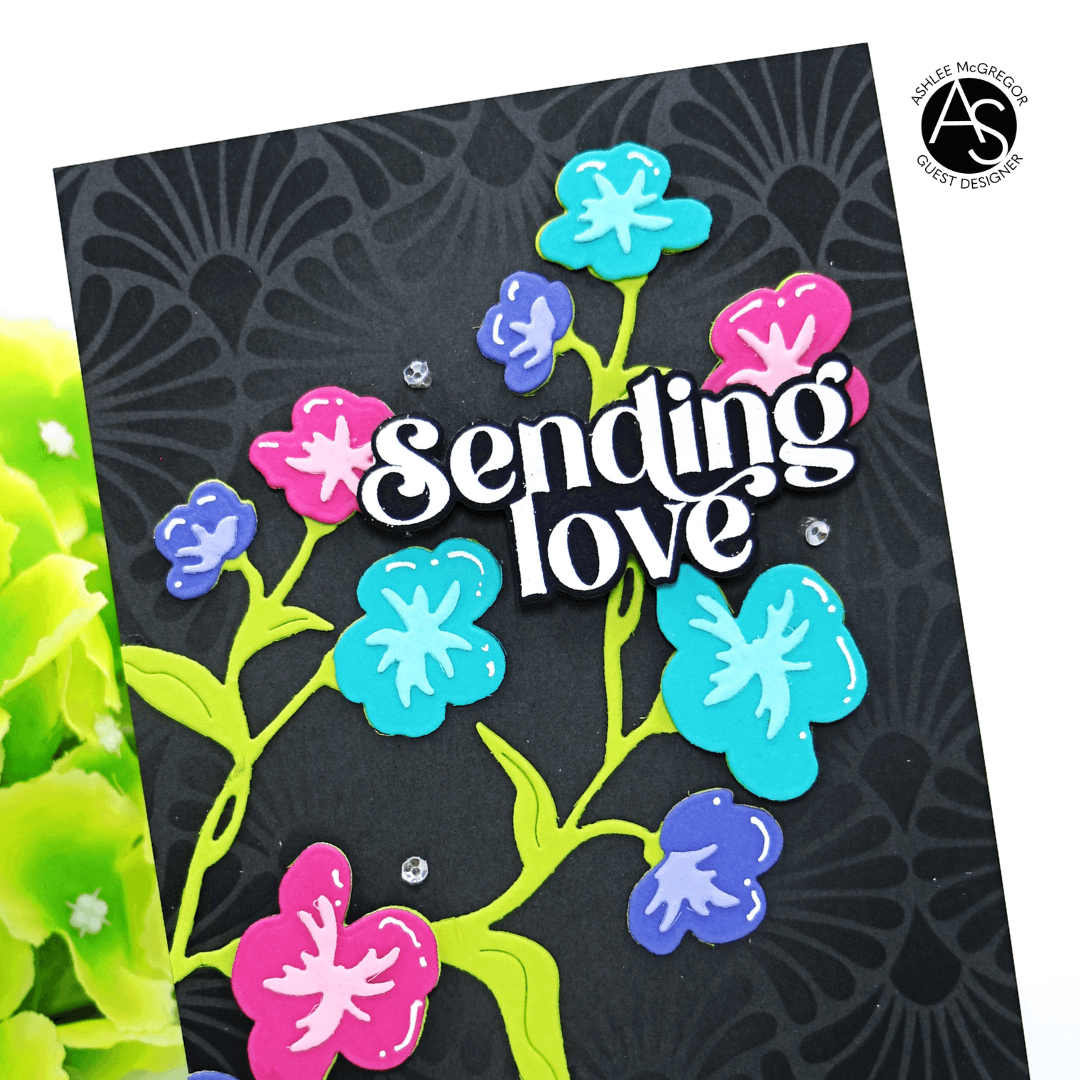 Alex Syberia Designs Pureland Fan Stencil