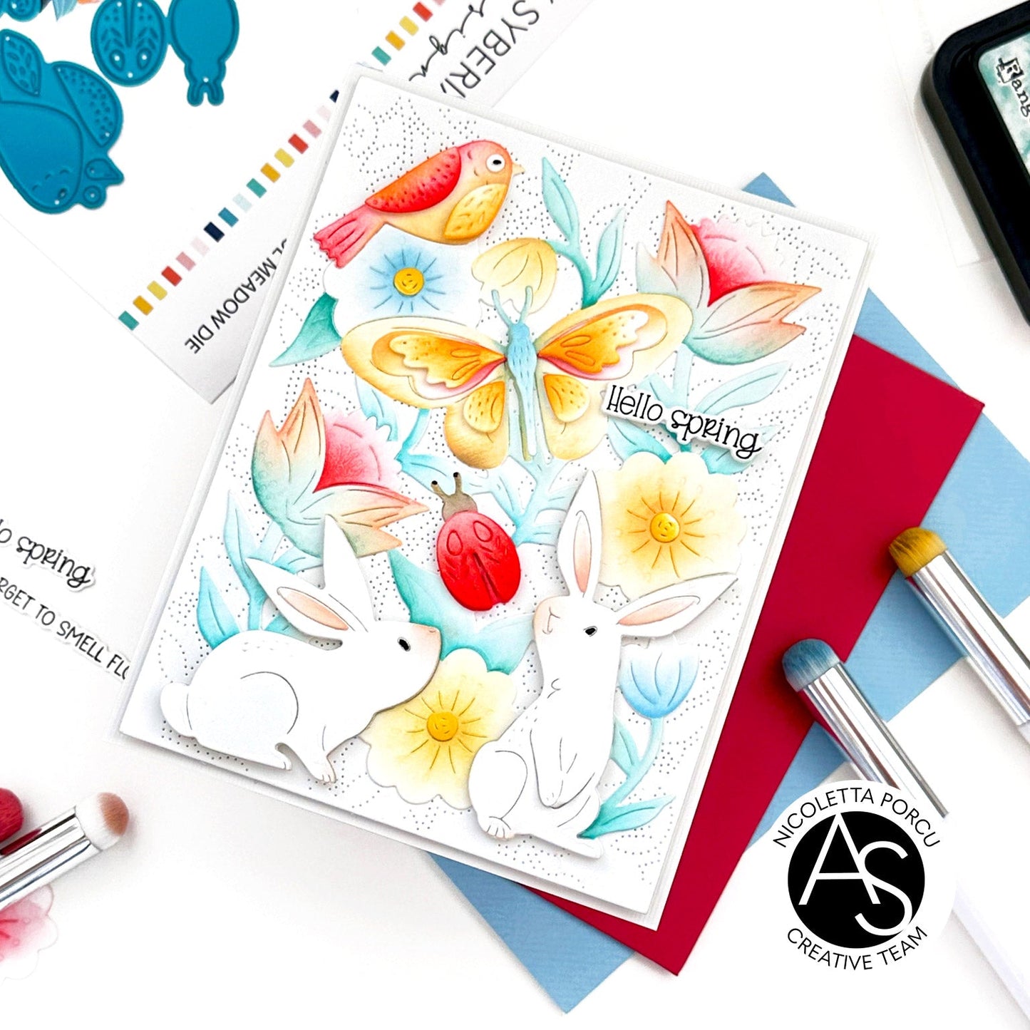 Alex Syberia Designs Spring Meadow Stencil Set