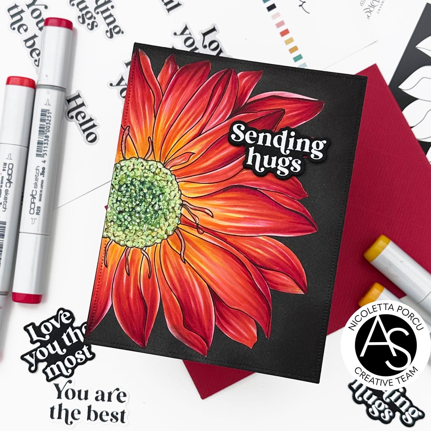 Alex Syberia Designs Summer Flower Press Plate