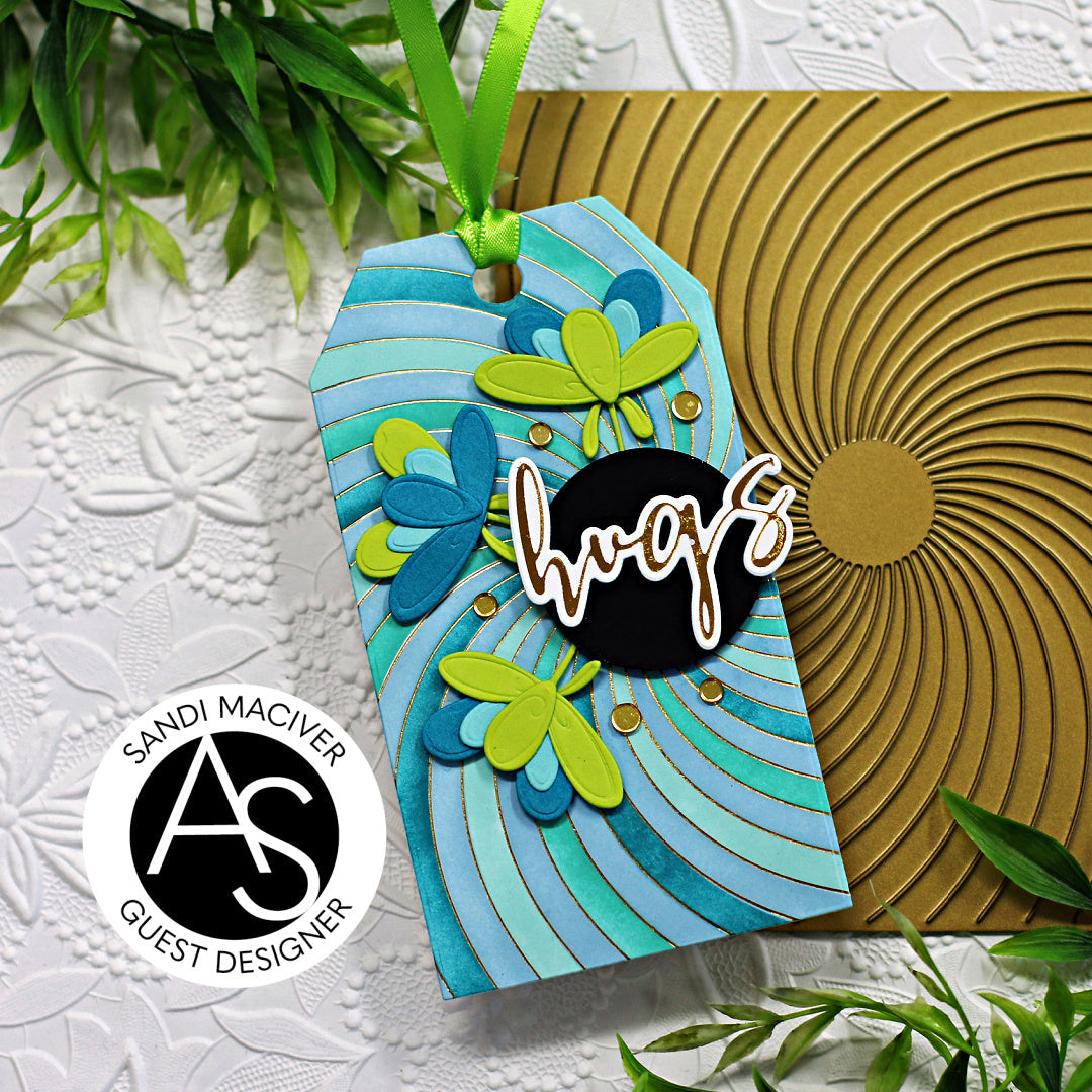 Alex Syberia Designs Sunrays Hot Foil Plate