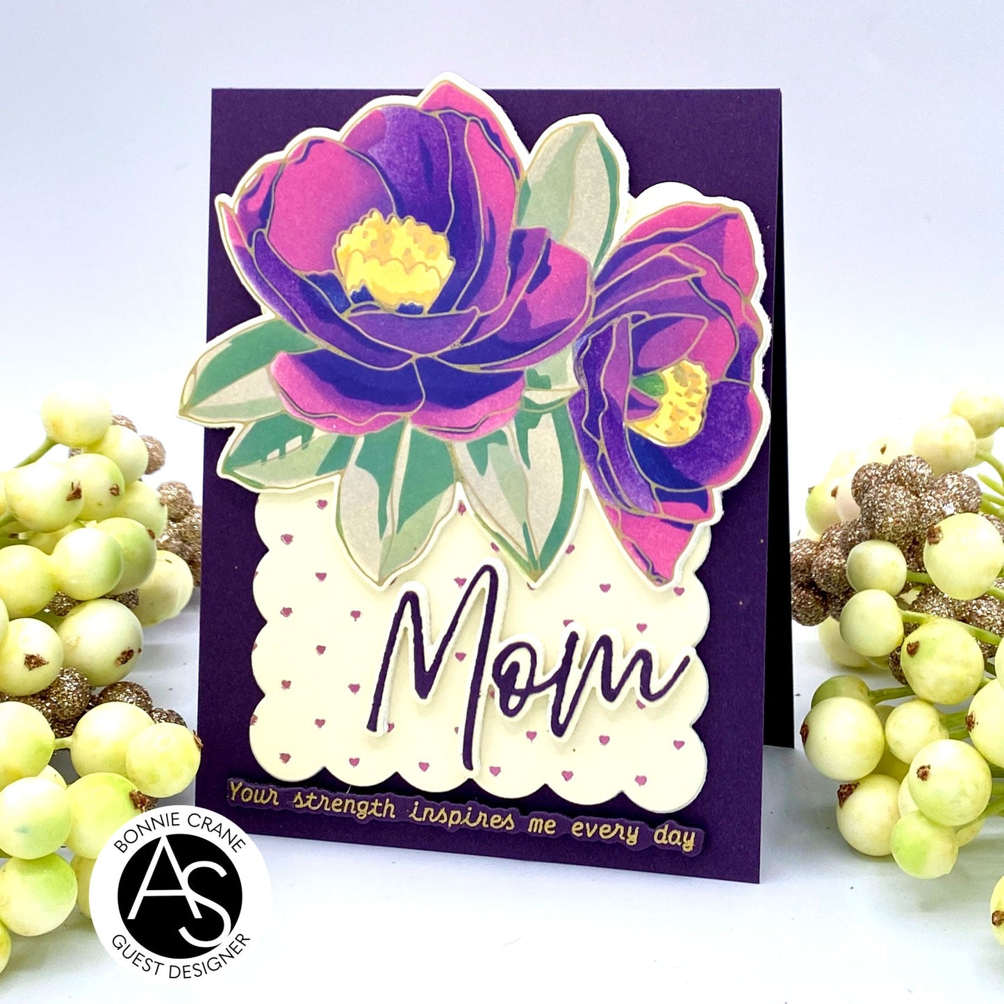 Alex Syberia Designs Tiny Hearts Hot Foil Plate