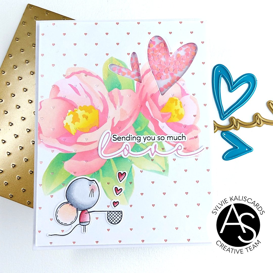 Alex Syberia Designs Tiny Hearts Hot Foil Plate