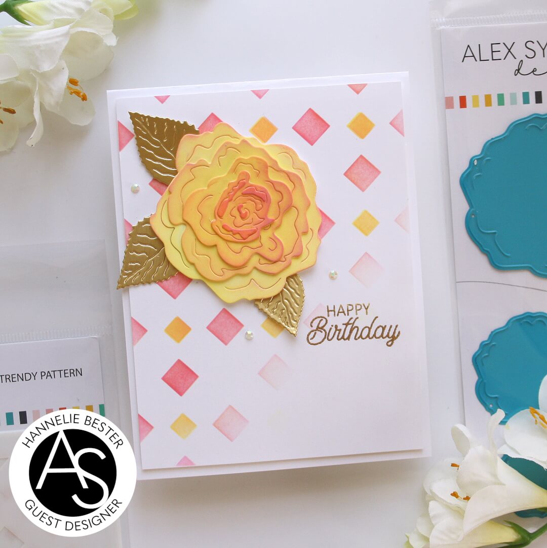 Alex Syberia Designs Trendy Pattern Stencil Set