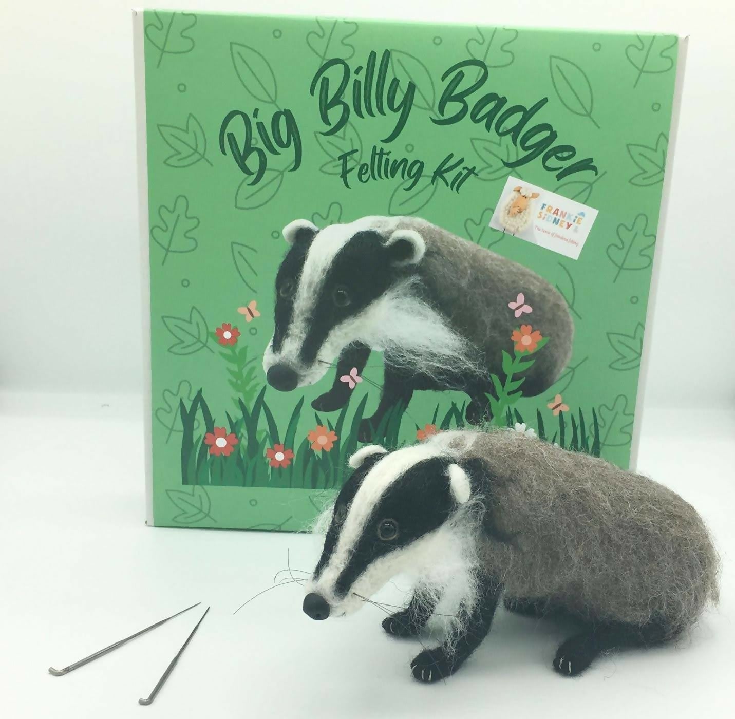 Big Billy Badger Model Felting Kit 2