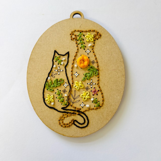 Cat & Dog Embroidery Kit