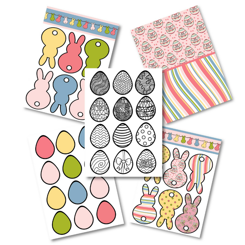 Della by Design Patterned Papers - Easter Crafts