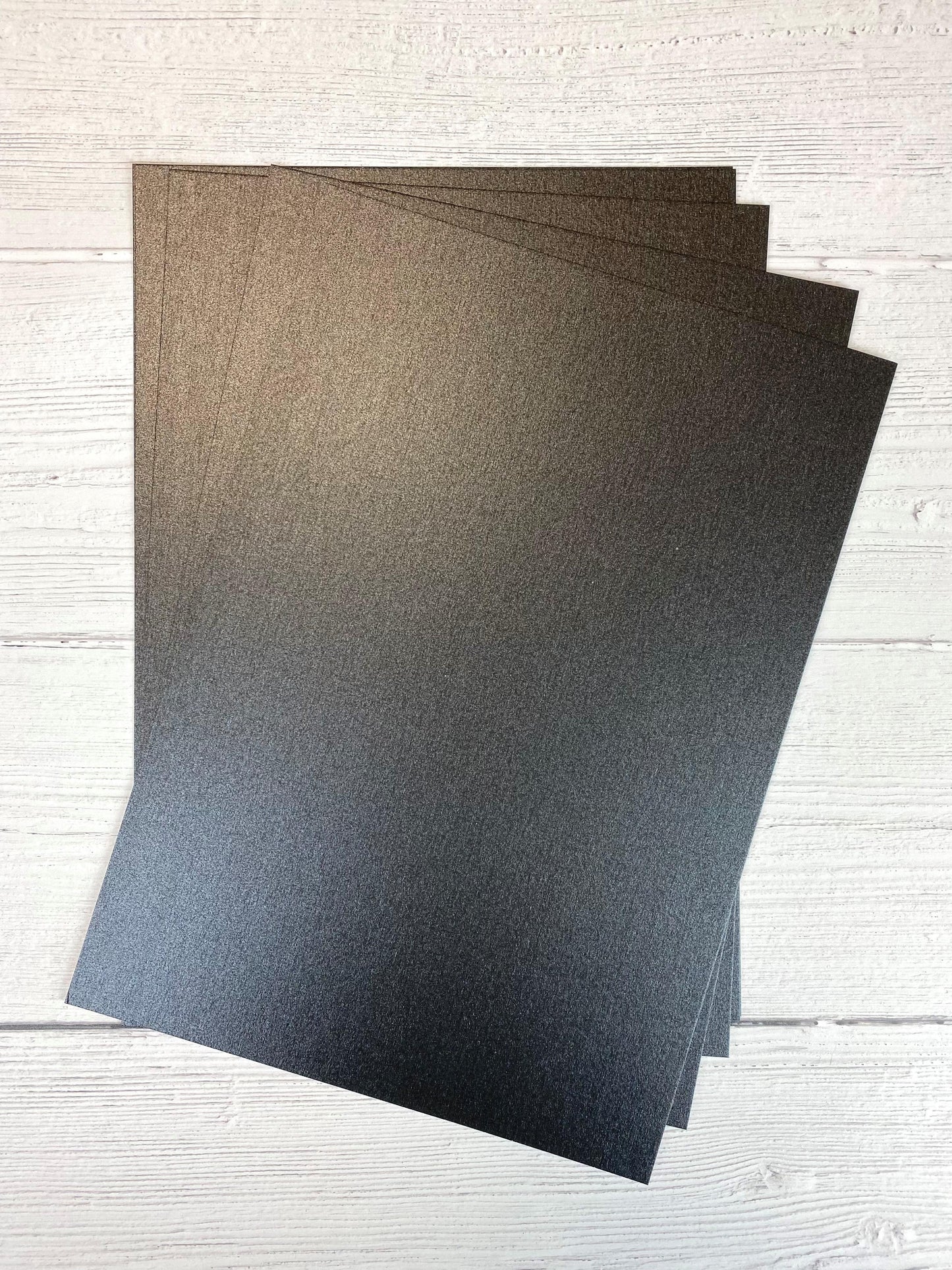 Oakwood A4 Single Sided Black Pearl Card- Pack of 10