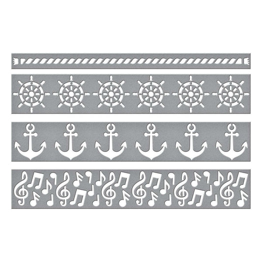 Spellbinders Classic Mouse Borders Etched Dies from the Say Cheese Classic Mouse Collection