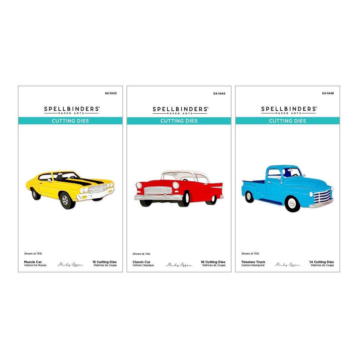 Spellbinders Classic Road Legends Car & Truck Die Bundle
