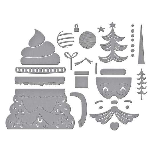 Spellbinders Cocoa Wonderland Etched Dies from the Wonderland Collection