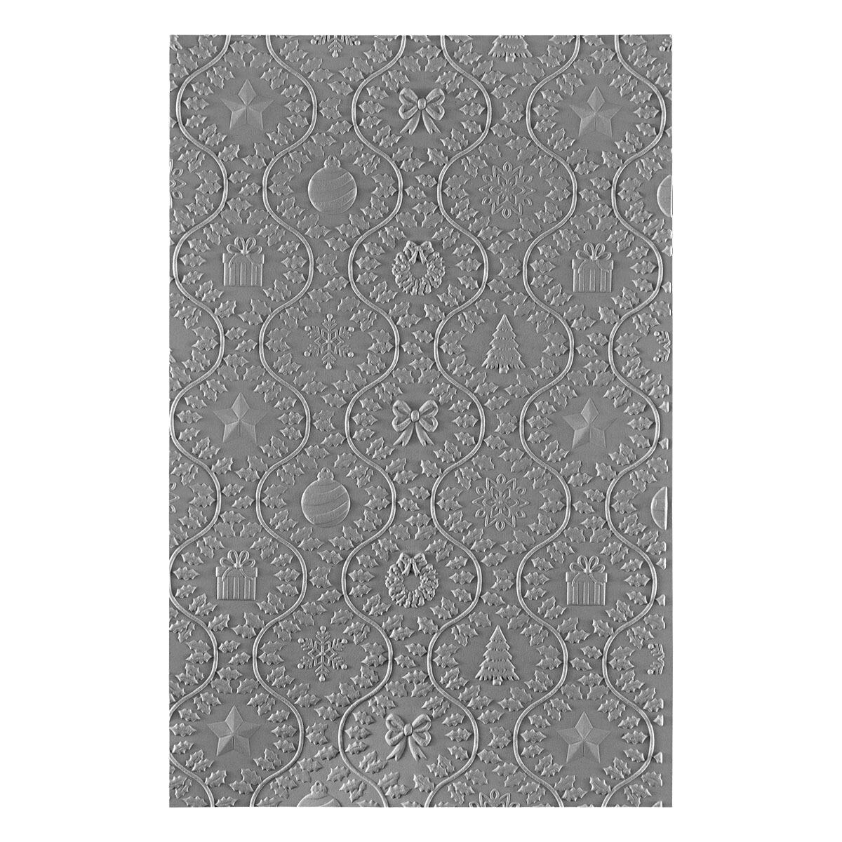 Spellbinders Country Christmas 3D Embossing Folder from the Country Christmas Collection by Annie Williams